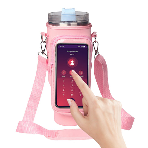 40oz Cup Cover Transparent Touch Screen tumbler cover Neoprene kitchen gadgets